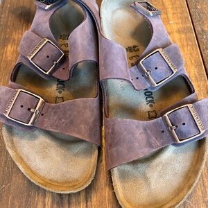 Birkenstock Brown Leather Sandals